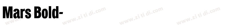 Mars Bold字体转换 Mars Bold字体转换